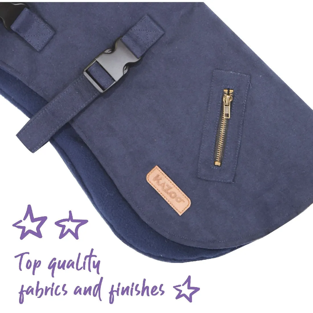 1 Pet X Kazoo Dog Rug Blue Gum Coat Navy