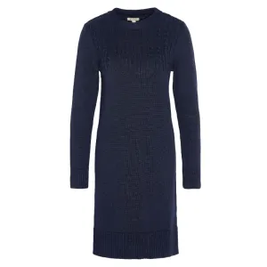 Barbour Stitch Guernsey Knit Ladies Dress - Navy
