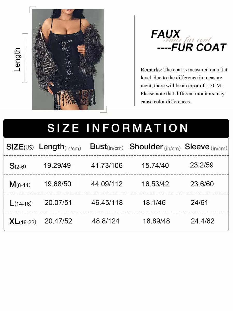 Brown Faux Peacock Fur Coat Women Warm Winter Shaggy Textured Jacket