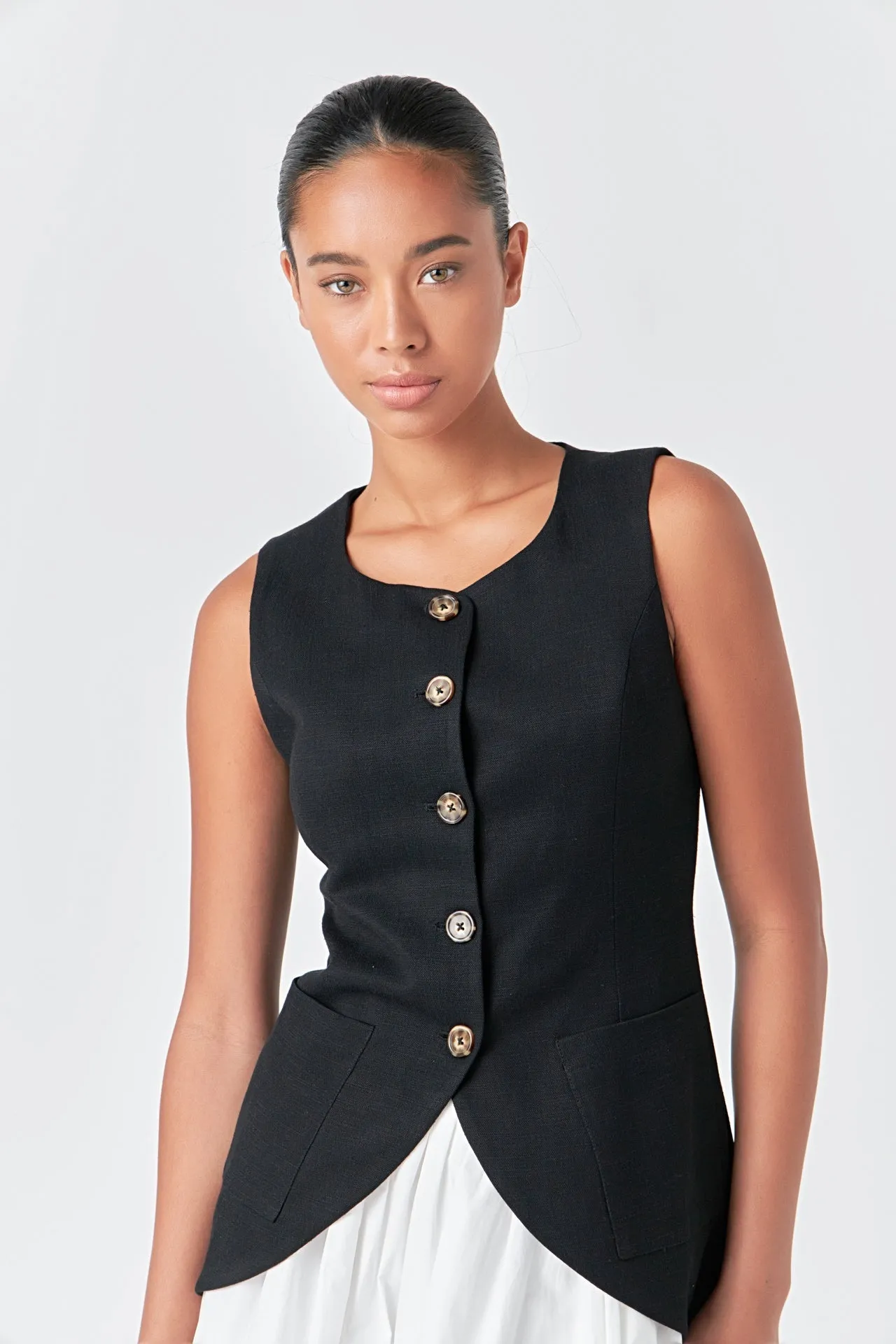 English Factory - Linen Waistcoat