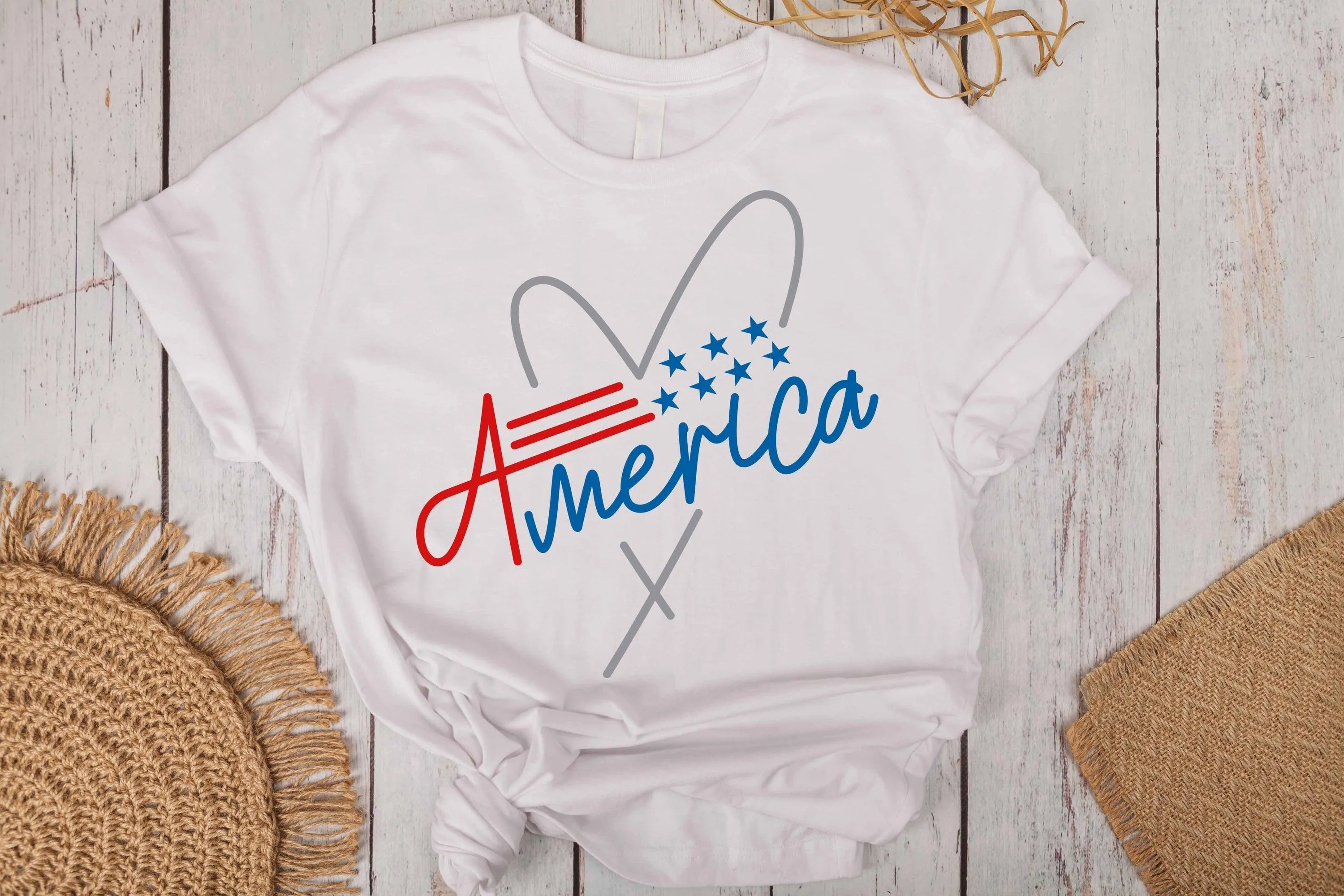 Fourth of July Shirt Graphic T-shirt