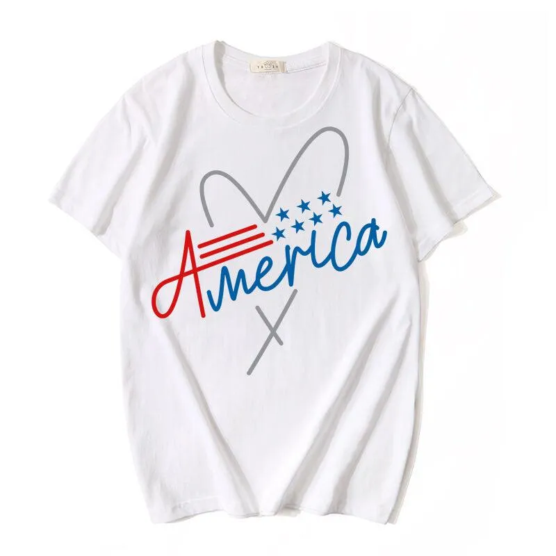 Fourth of July Shirt Graphic T-shirt