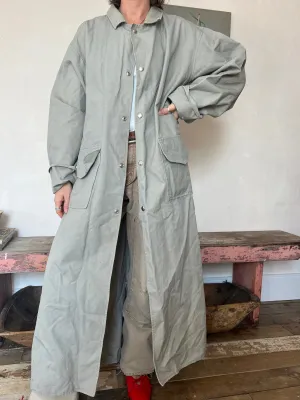 Grey Cotton Trench