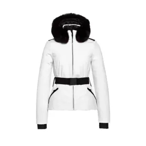 HIDA Faux Border Jacket - White