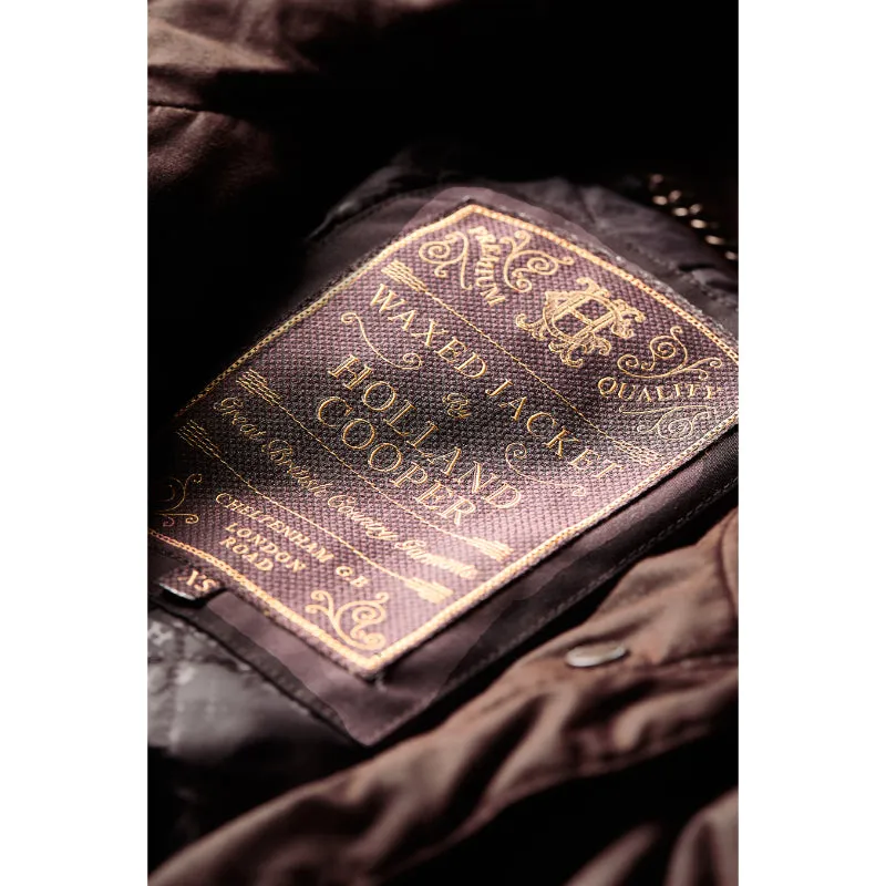 Holland Cooper Durham Wax Ladies Jacket - Chocolate