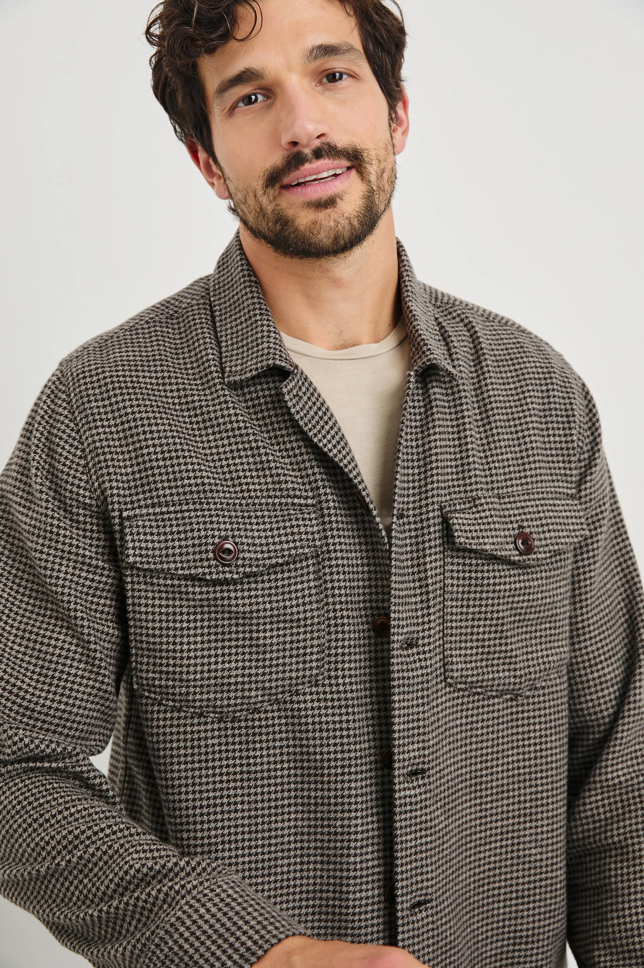KEROUAC SHIRT JACKET - MIRE
