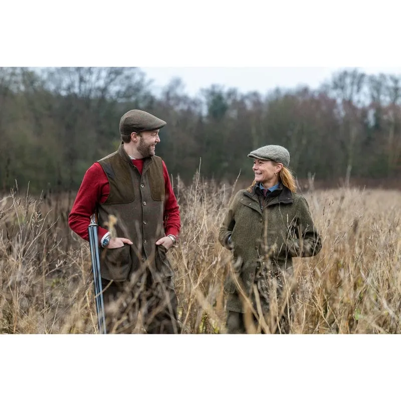 Laksen Mulland Mens Tweed Shooting Vest - Hastings Tweed