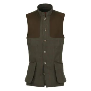 Laksen Mulland Mens Tweed Shooting Vest - Hastings Tweed