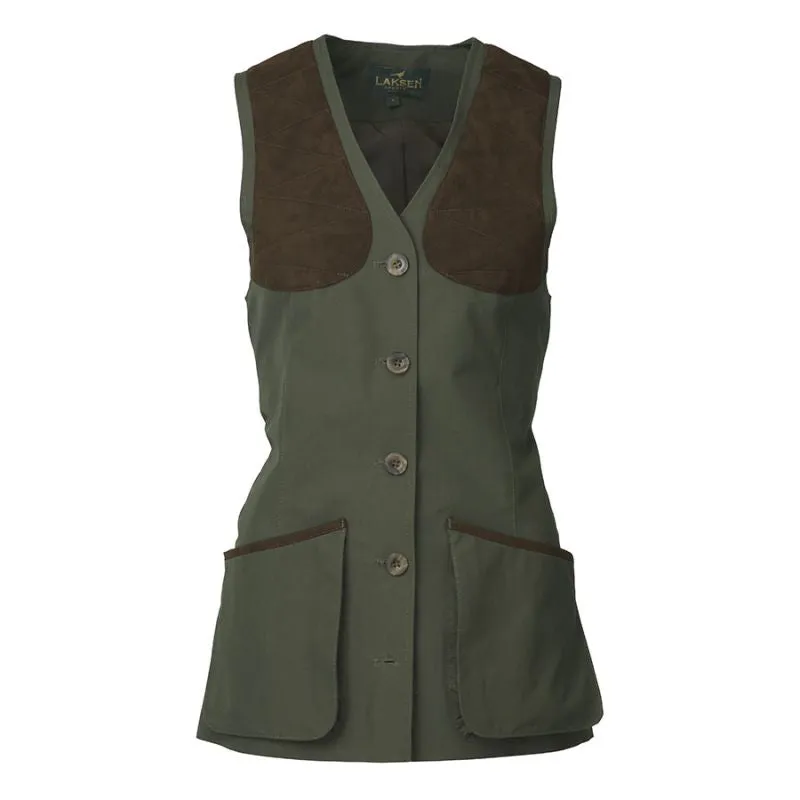 Laksen Typhoon Ladies Shooting Vest  - Olive