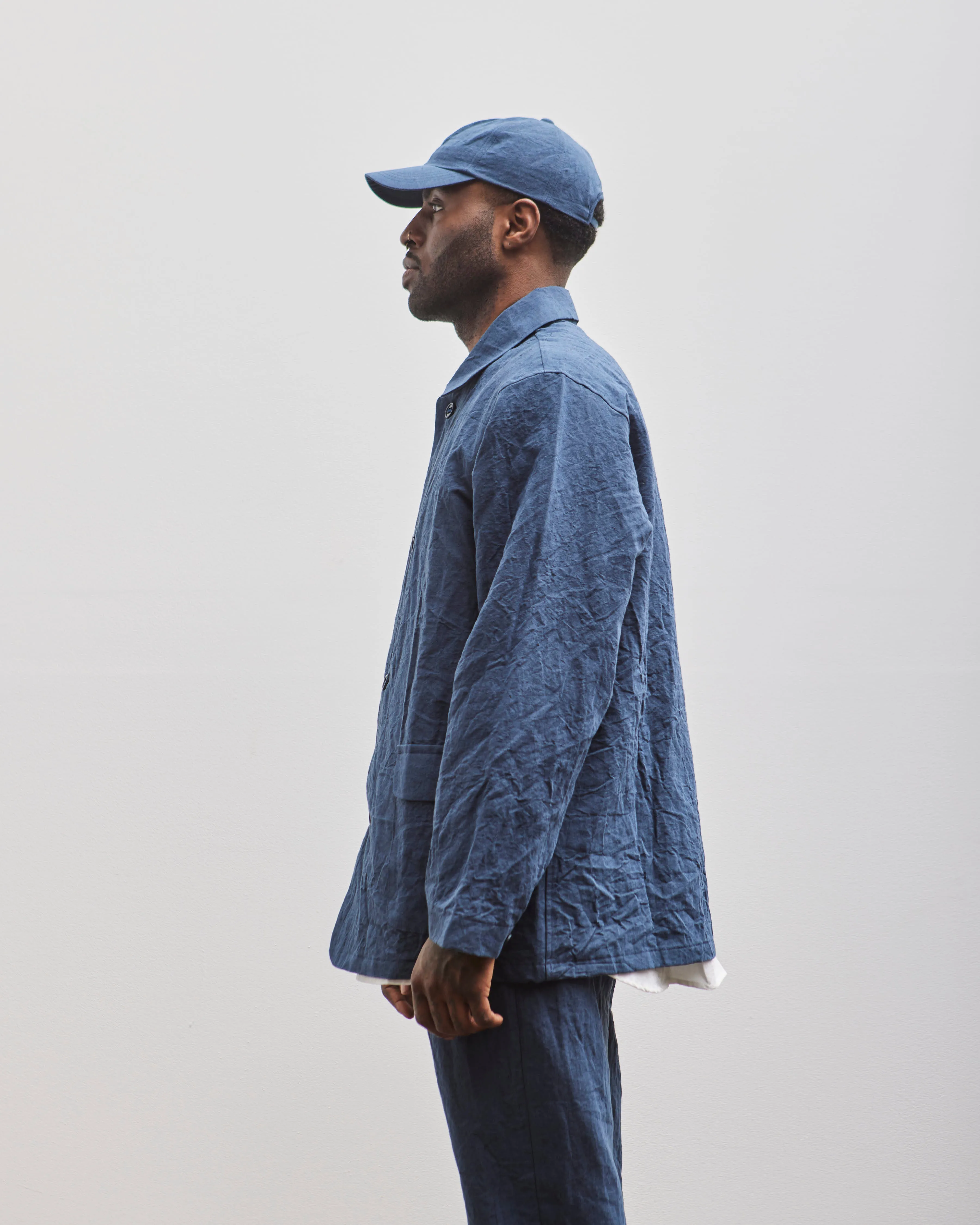 MAN-TLE R1602 Overshirt, Blue Metal