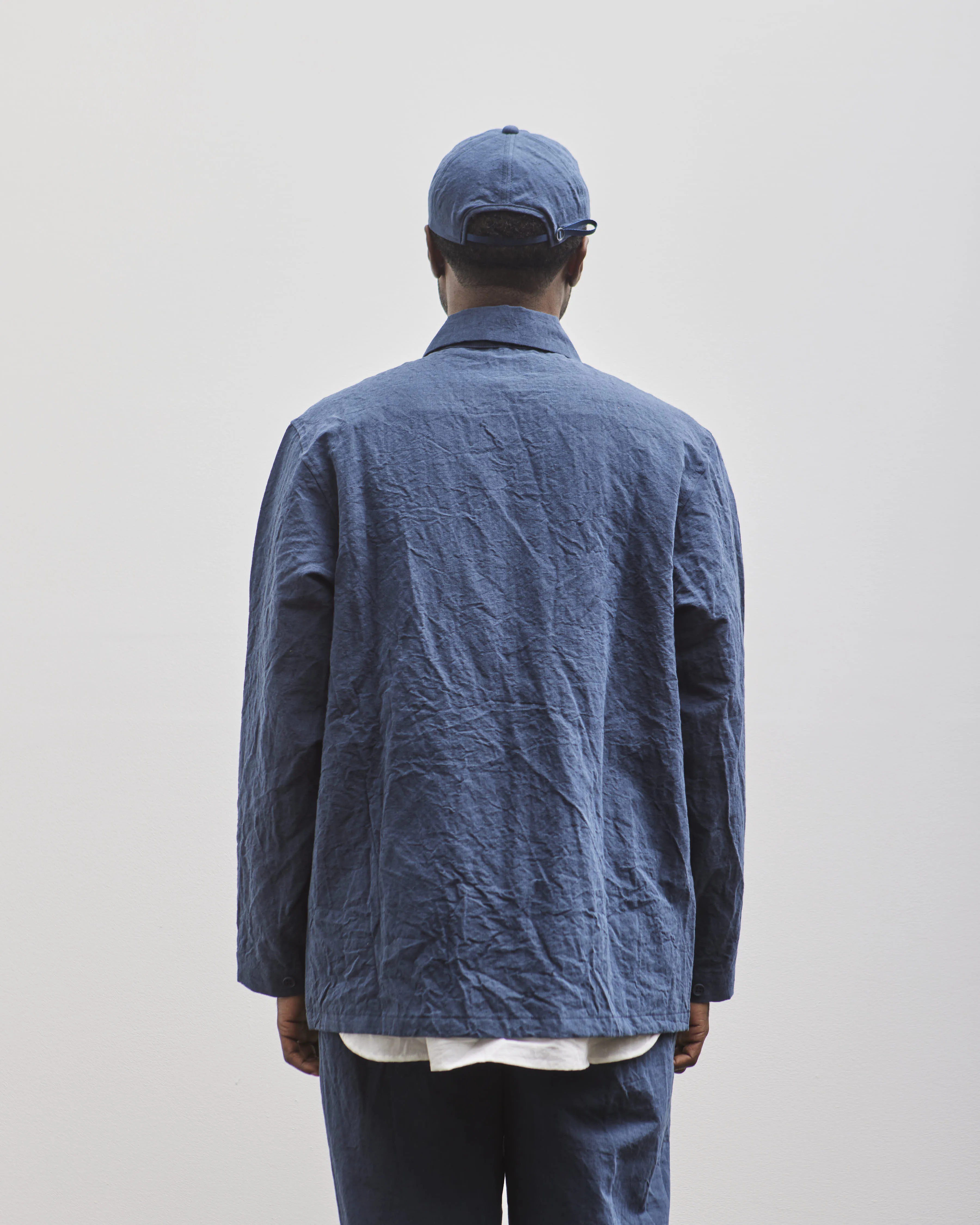 MAN-TLE R1602 Overshirt, Blue Metal