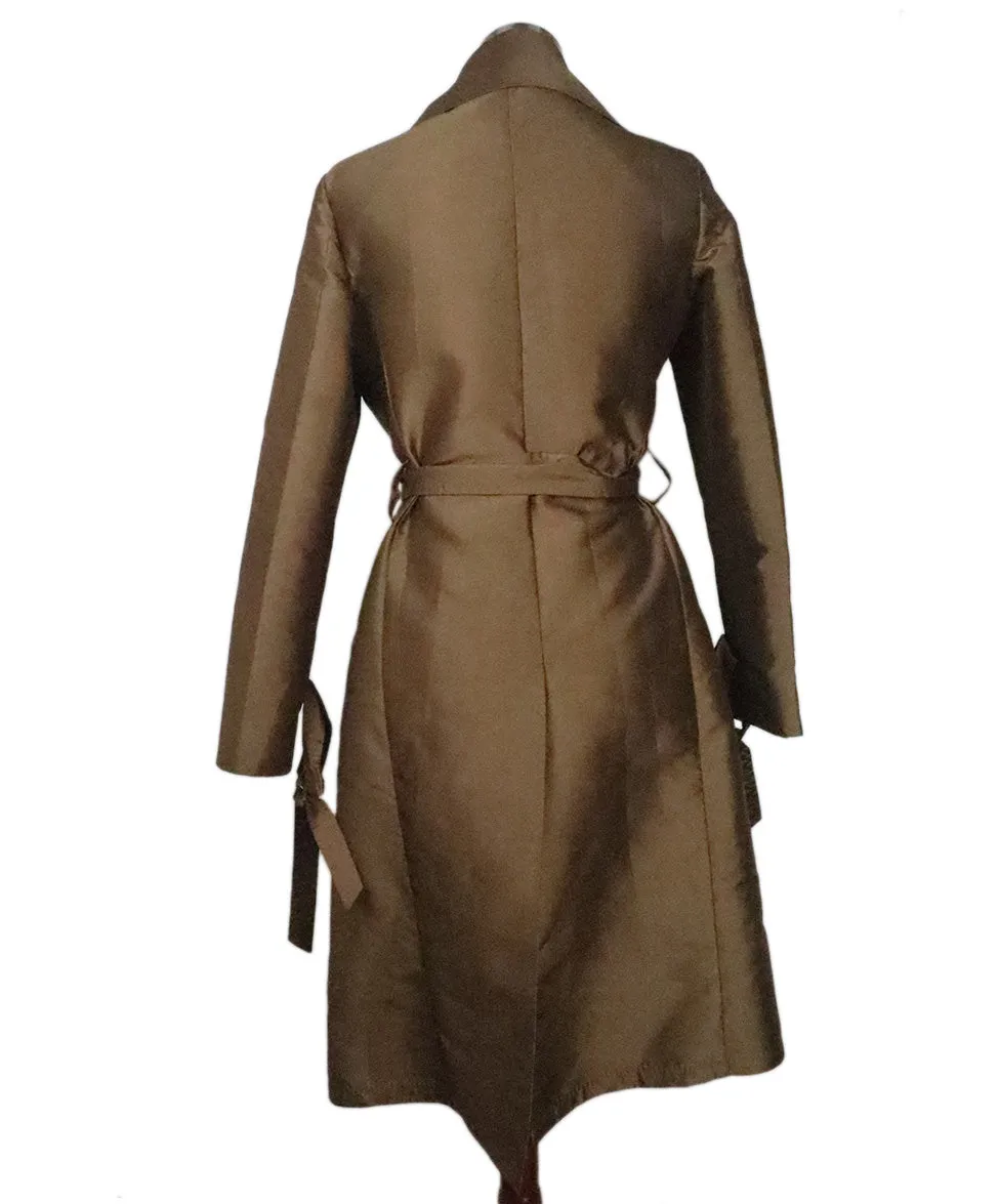 Max Mara Brown Trenchcoat sz 6