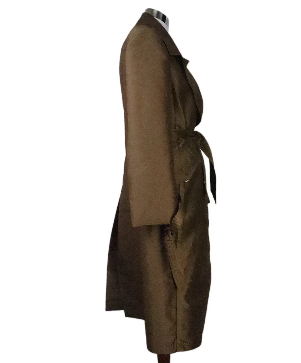 Max Mara Brown Trenchcoat sz 6