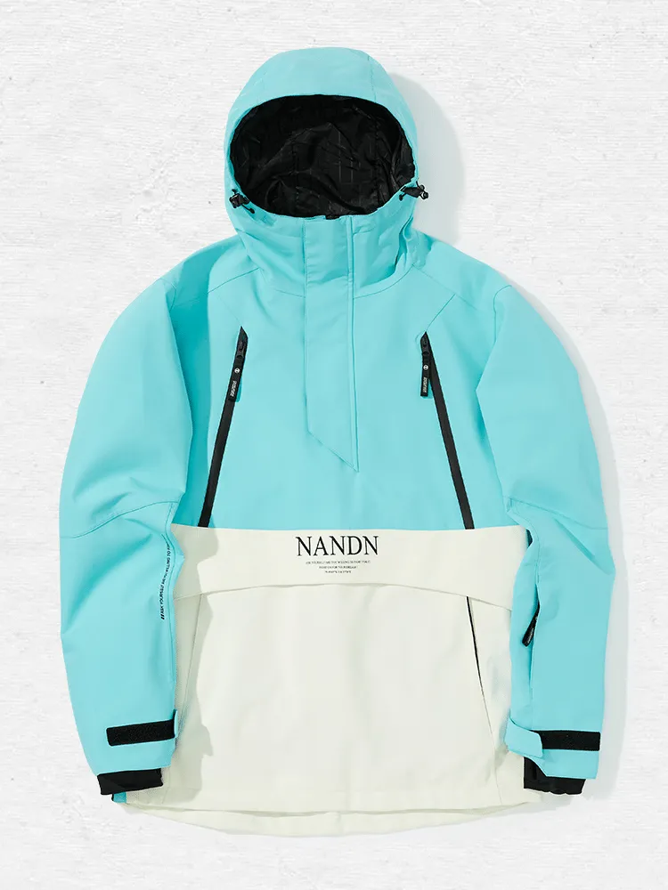 NANDN Insulated Colorblock Hood Jacket - US Only