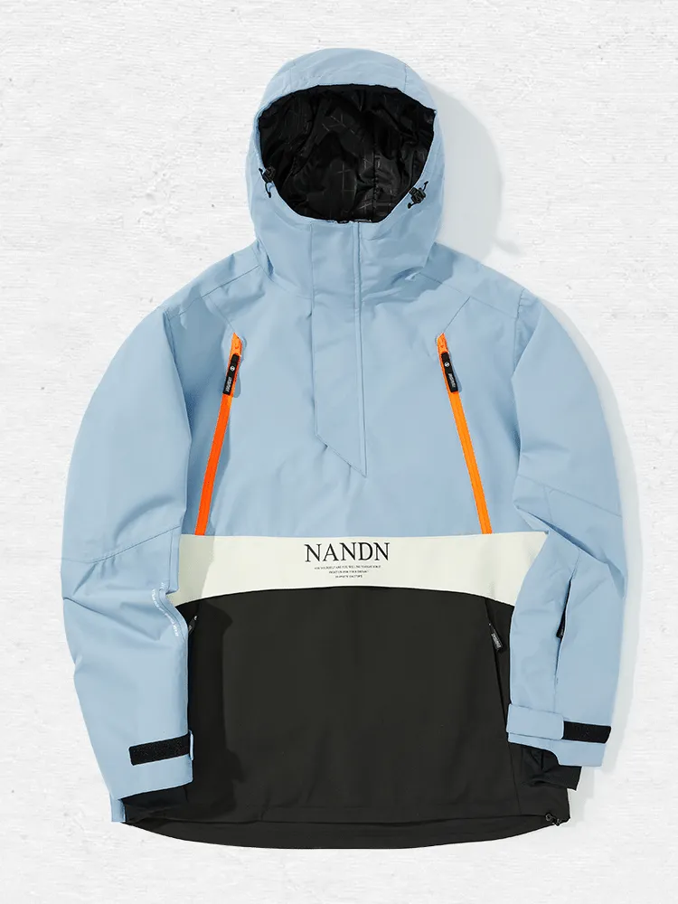 NANDN Insulated Colorblock Hood Jacket - US Only