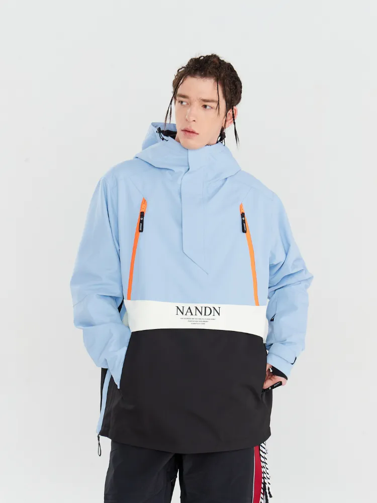 NANDN Insulated Colorblock Hood Jacket - US Only