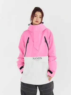 NANDN Insulated Colorblock Hood Jacket - US Only