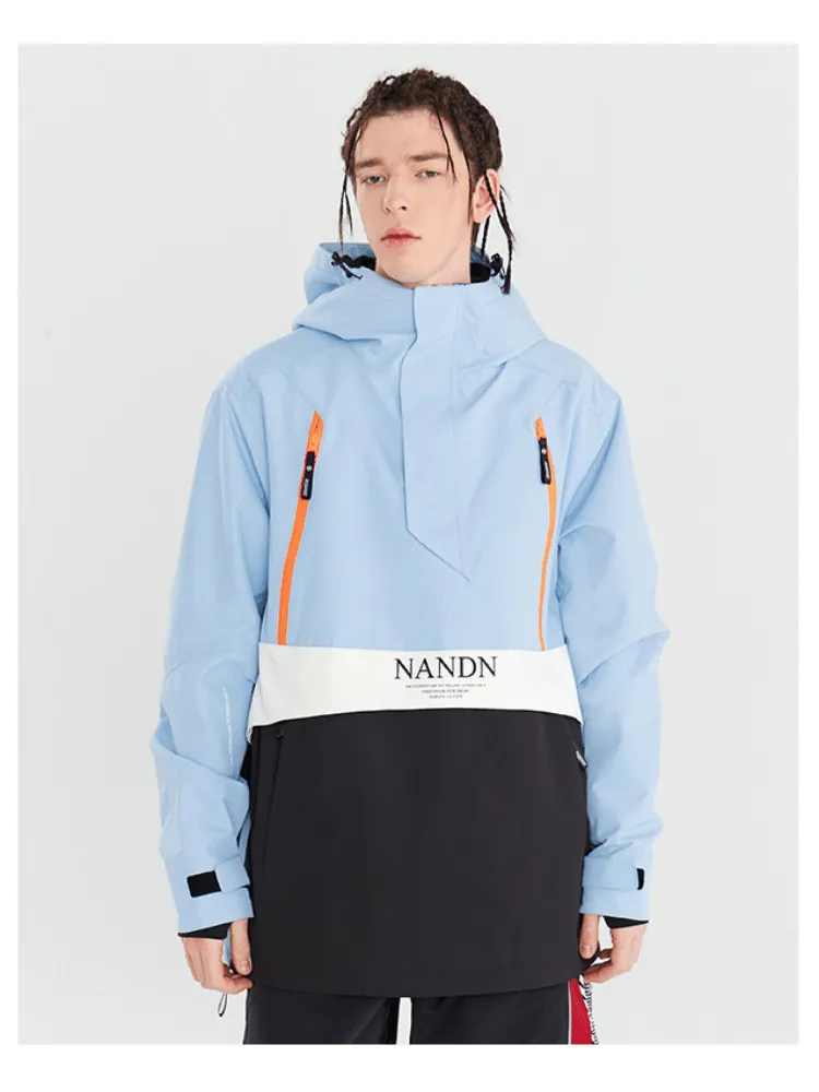 NANDN Insulated Colorblock Hood Jacket - US Only