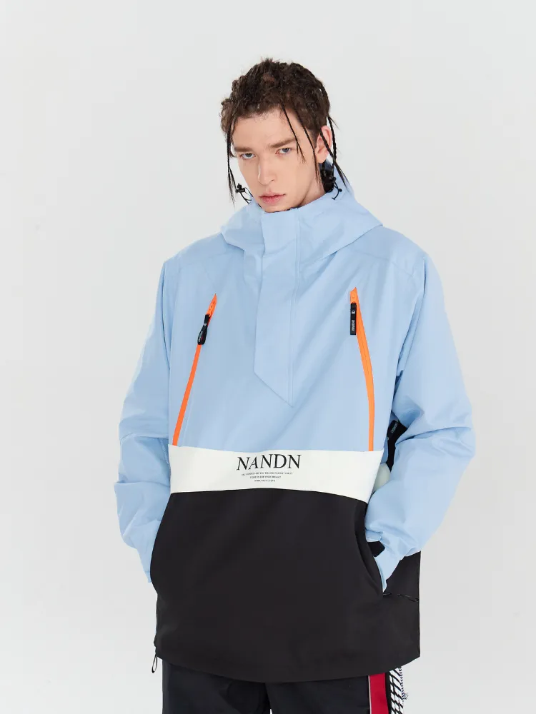 NANDN Insulated Colorblock Hood Jacket - US Only