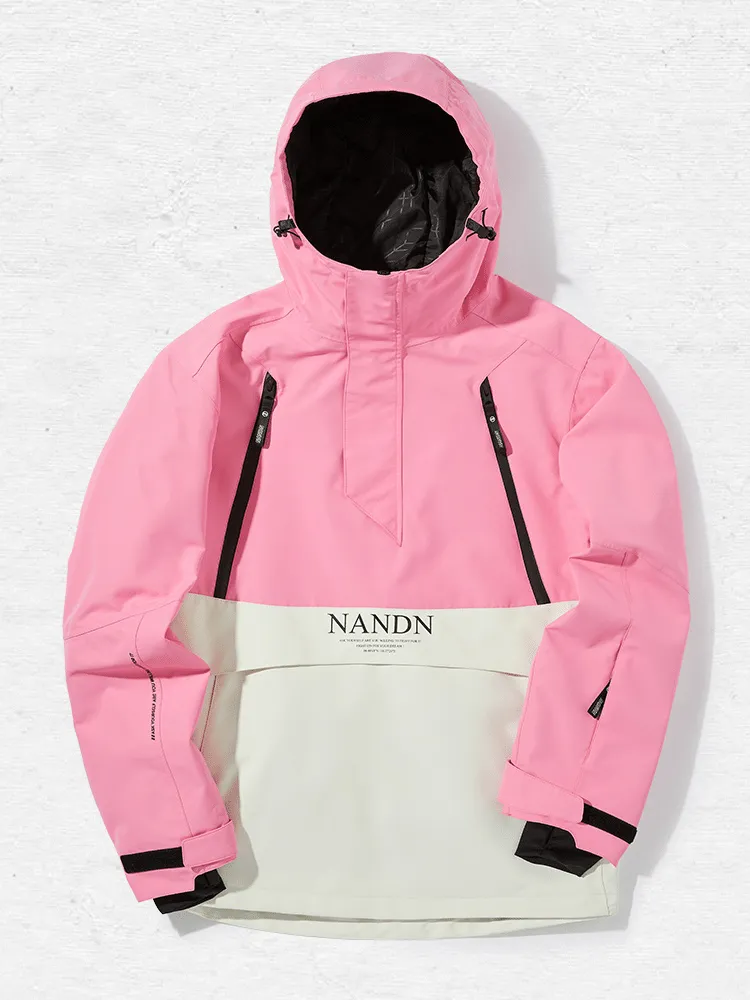 NANDN Insulated Colorblock Hood Jacket - US Only