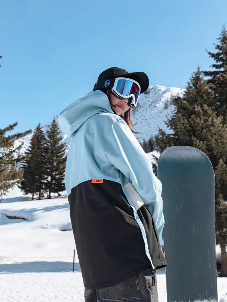 NANDN Insulated Colorblock Hood Jacket - US Only