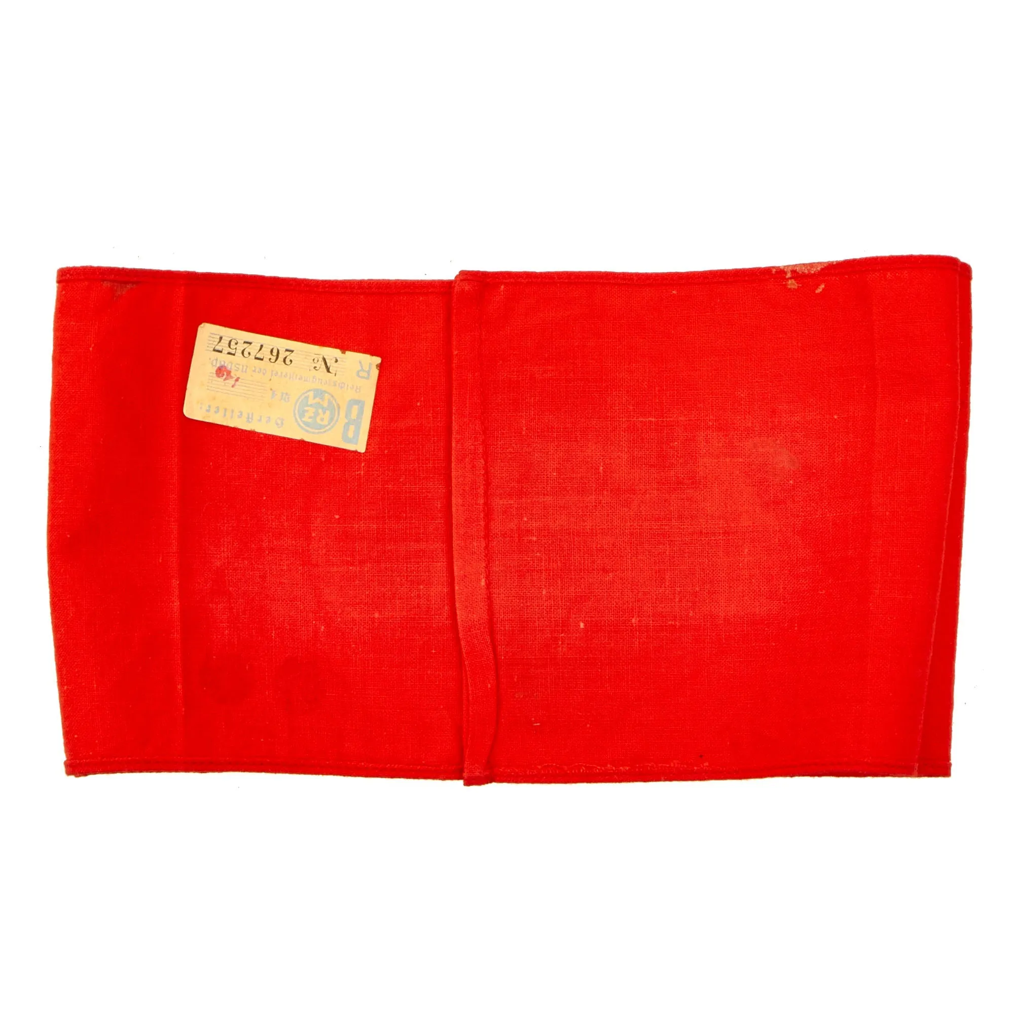 Original German WWII SA Wehrmannschaft Armband with Paper RZM Tag - RZM A4/149