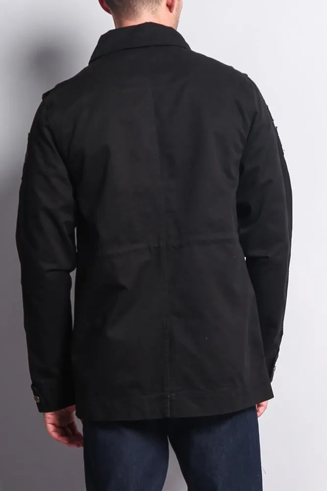 Patched Army Jacket