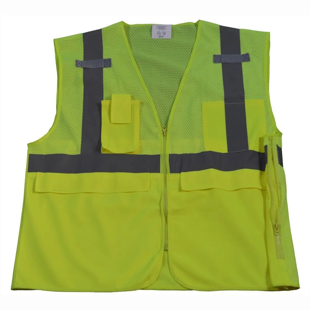Petra Roc ANSI Class 2 5-Pocket Deluxe Surveyor’s Safety Vest