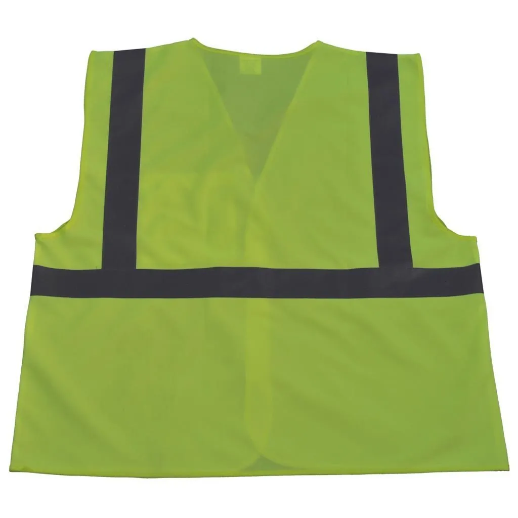 Petra Roc ANSI Class 2 Lime Economy Safety Vest with Velcro Closure