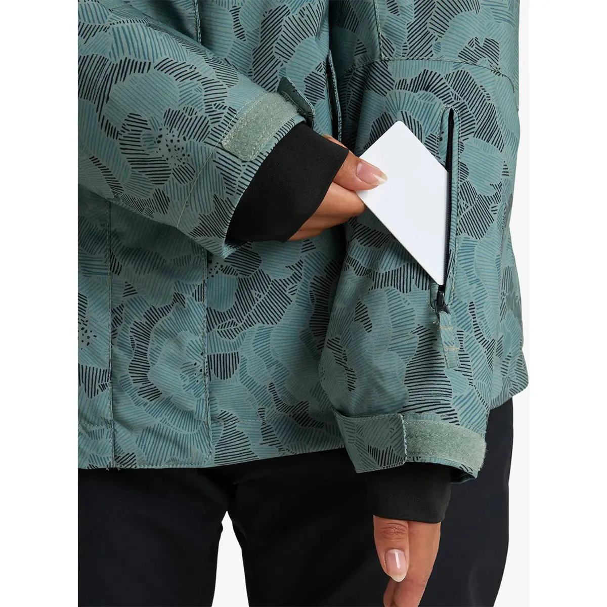 Roxy Jetty Snow Jacket - Lily Pad