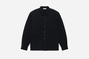 Shop Jacket ~ Black Cotton/Linen