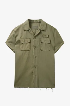 S/S Military Shirt | Military Green