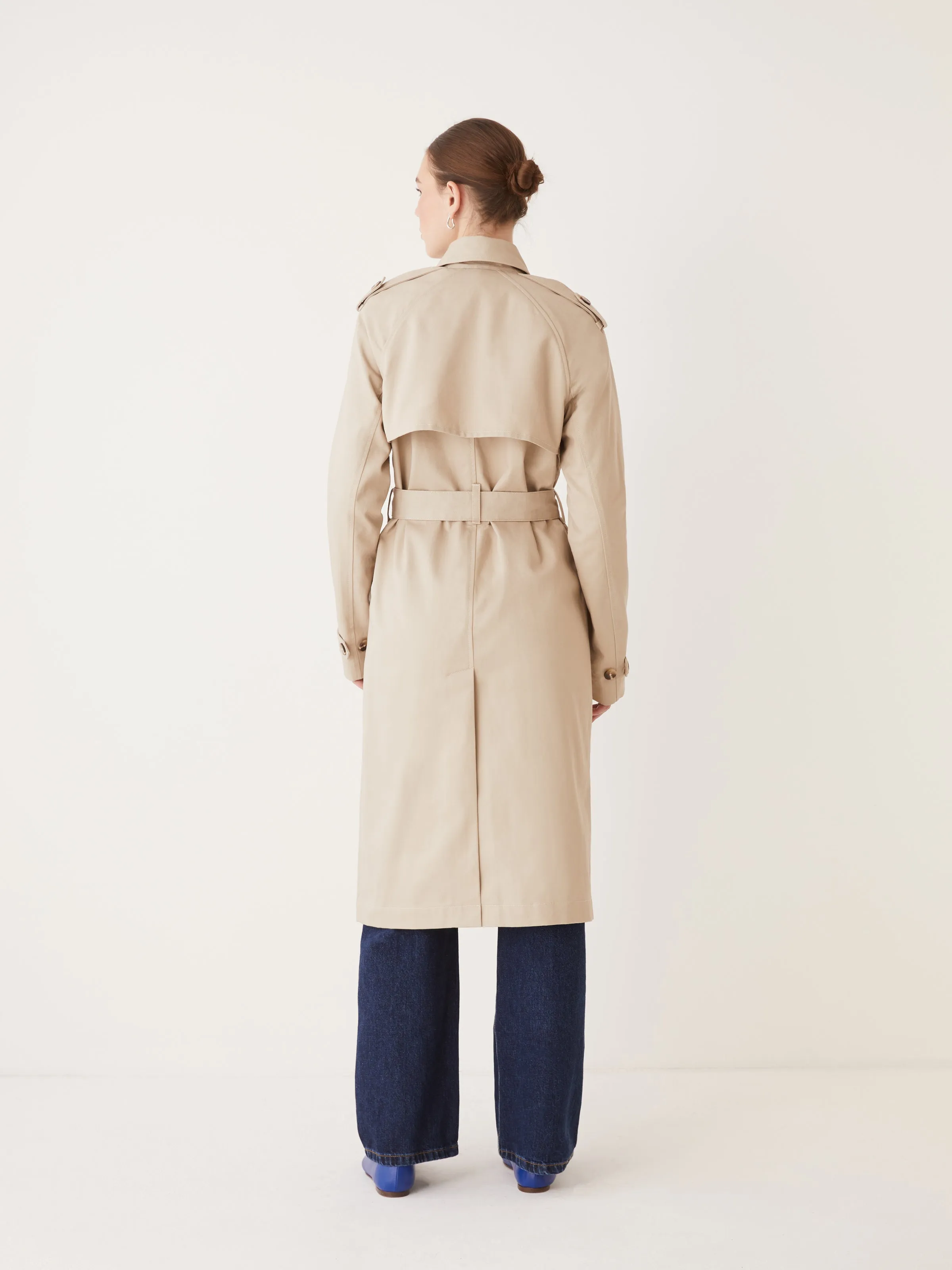 The Kapok Trench Coat in Feather Grey