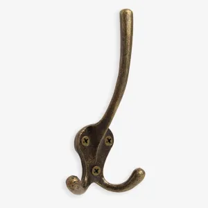 Triple Wall Hook (Gold)