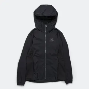 Womens Atom Hoody - Black